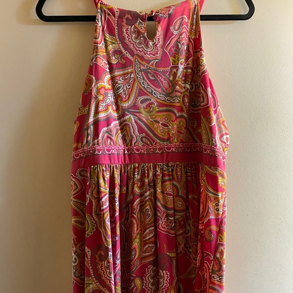 2x Pink Paisley Patterned Tank Top - Picture 3 of 3